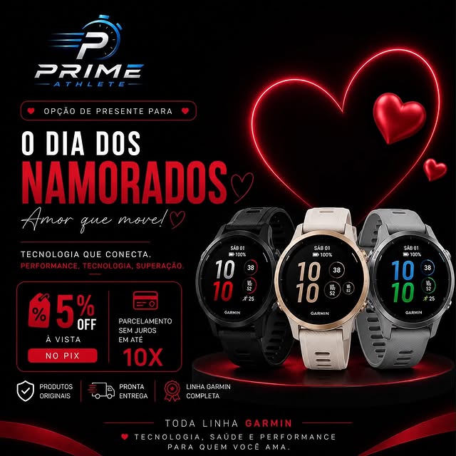 Publicação Prime Athlete no Instagram